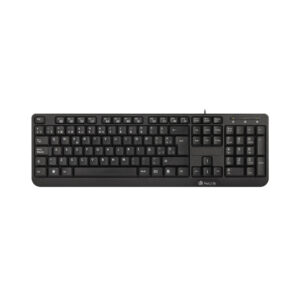 Клавиатура NGS FUNKYV3, с кабел 1.5 m, мултимедийна, с кирилизация, USB, 12 бързи бутона, черна